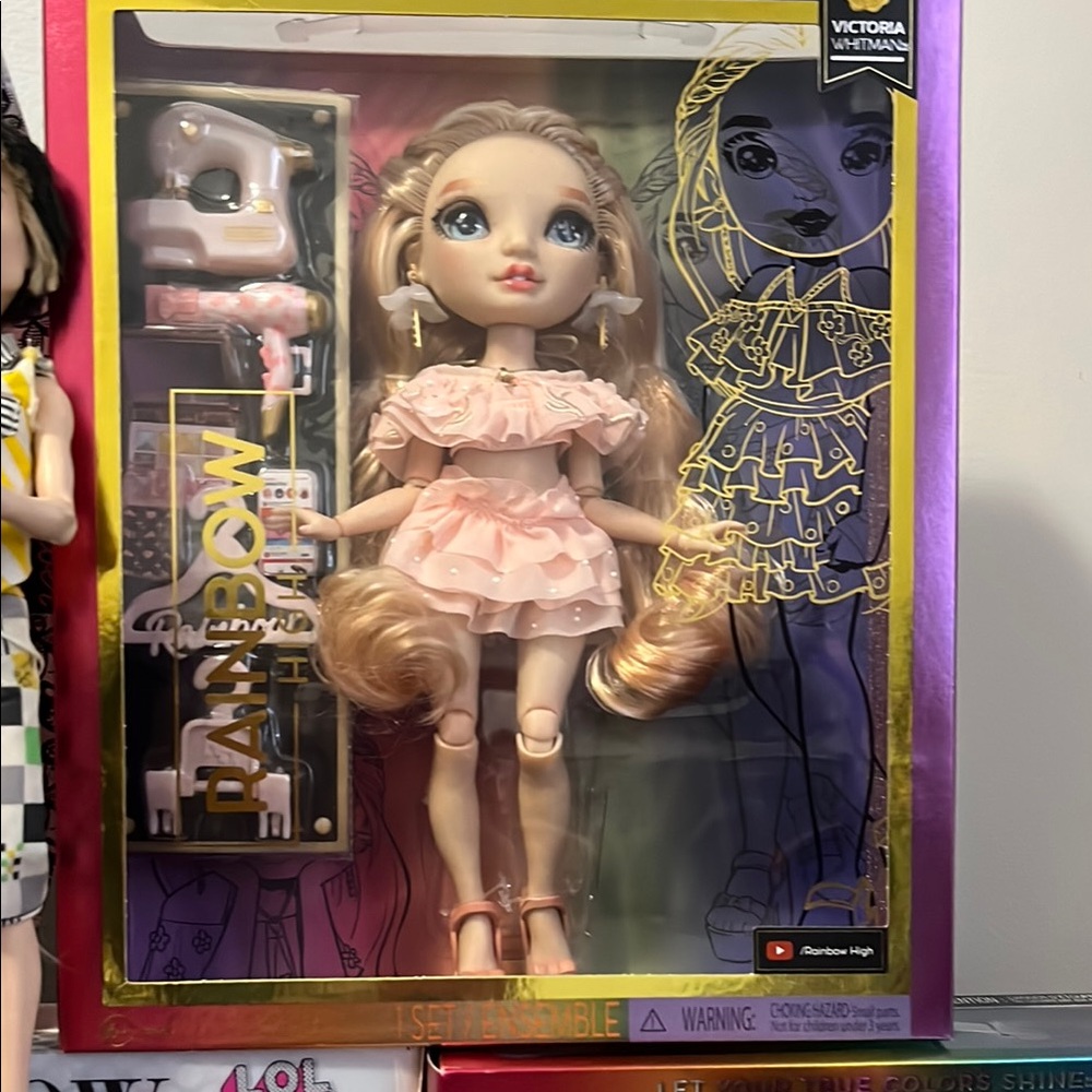 Rainbow Fashion Doll - Pink